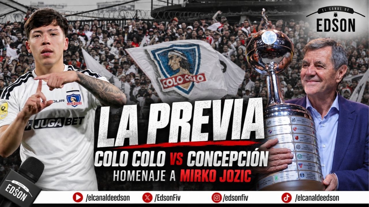 ⚪⚫ LA PREVIA: COLO COLO VS CONCEPCIÓN | HOMENAJE A MIRKO JOZIC EN VIVO DESDE EL MONUMENTAL ⚪⚫