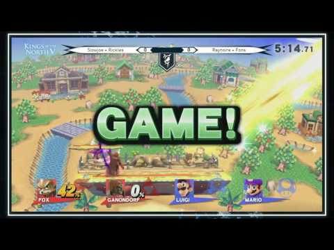 KotN5 - Slowjoe + Rickles vs Raynoire + Fons - Smash 4 Doubles