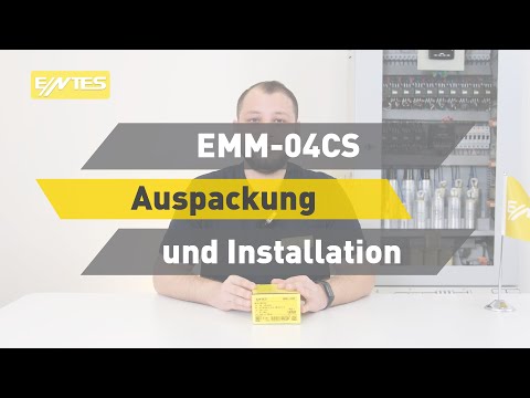 Auspackung und  Installation des Multimeter EMM-04CS