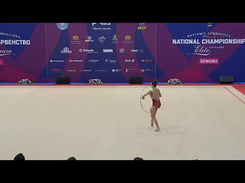 Yoana Nikolova, hoop final, DP Elit 2019