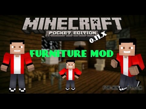 Furniture MOD - Minecraft PE 0.11.X