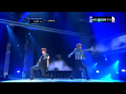 110825 BLOCK B U-Kwon & B-Bomb dance battle stage