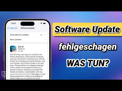 iOS 18 Software Update iPhone geht nicht | iOS-Update kann nicht installiert werden - Was hilft?