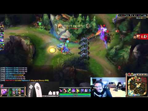 Aphromoo duo Sneaky vs Scarra - Soraka vs Bard - League of Legends Gameplay