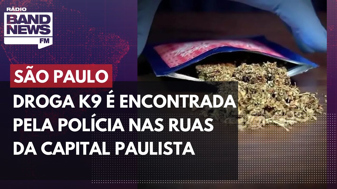 São Paulo: droga K9 é encontrada pela polícia nas ruas da capital paulista