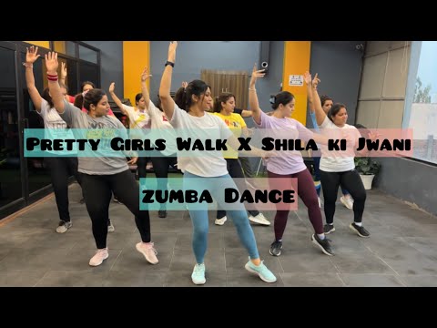 Pretty Girls Walk X Shila Ki Jwani / zumba Dance🔥 /Bollywood fitness dance @vdjshaan