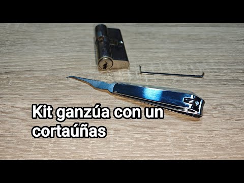CÓMO HACER UN KIT DE GANZÚA CON UN CORTAÚÑAS