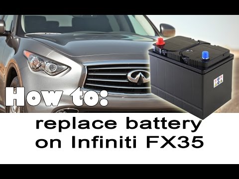 Replacing Battery on Infiniti Fx35 Fx37 Qx70