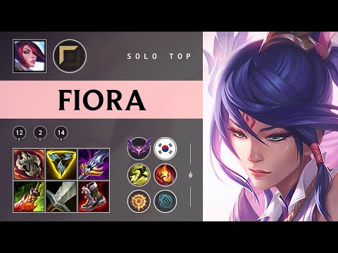 Fiora Top vs Vladimir - KR Master Patch 25.24