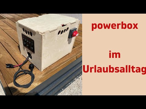 Stromkiste im Urlaubsalltag