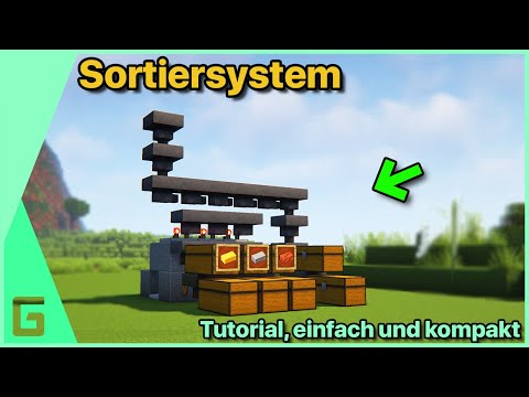 Minecraft: SO baust DU einen kompakten Item-Sortierer !!
