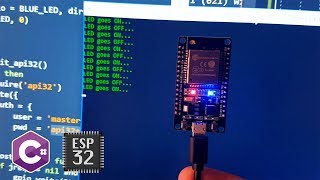 C# controls ESP32 over wifi (with NApi32 REST client)