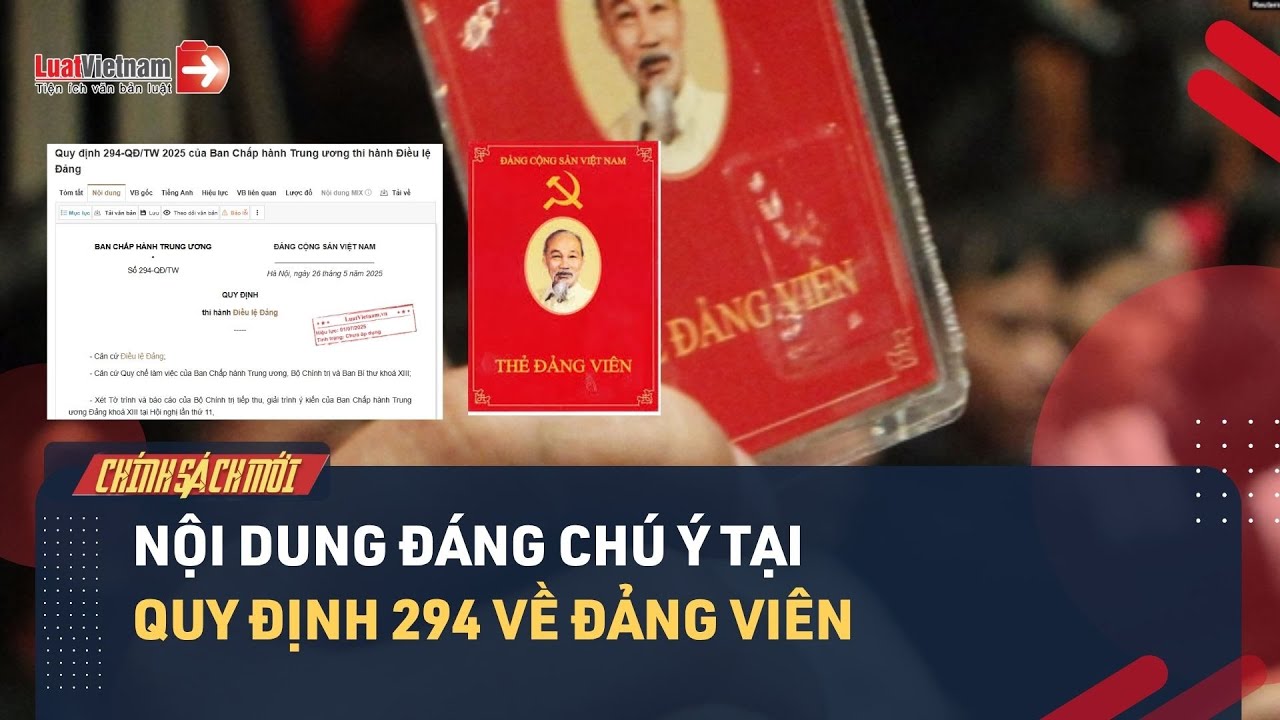 Đảng viên cần biết những quy định đáng chú ý này từ 01/07/2025