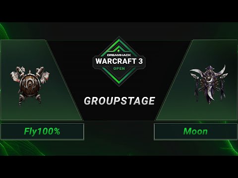 WC3 - Fly100% vs. Moon - Groupstage - DreamHack WarCraft 3 Open: Fall 2021 - Asia