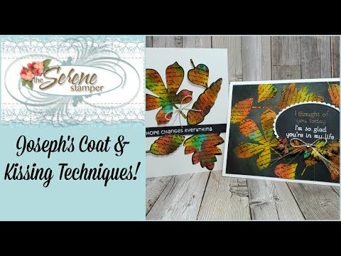 "Love of Leaves" with Joseph's Coat and Kissing Techniques!