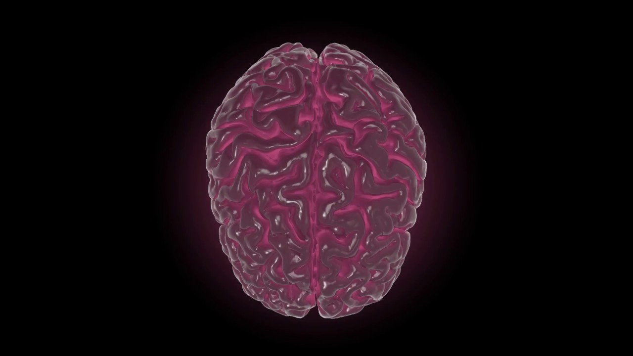 Neon glowing brain (version 2)