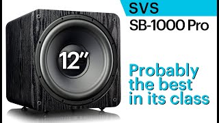 Video thumbnail for SVS SB-1000 Pro. Affordable 12" subwoofer. Probably the best in its class. by Pult Electronics