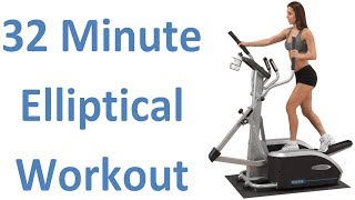 32 Min. Elliptical Workout. Burns 747 Calories. Serious Weight Loss