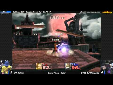 Collision VIII - CT Salem vs CTRL DJ Nintendo - Grand Finals Set 2 - Project M