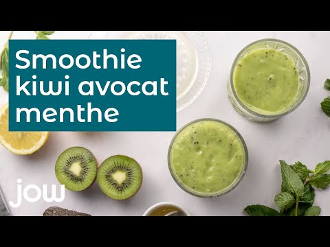 Recette Smoothie kiwi épinards avocat