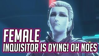 SWTOR KOTFE ► Female Sith Inquisitor Dying - Lying to Theron - Chapter 15