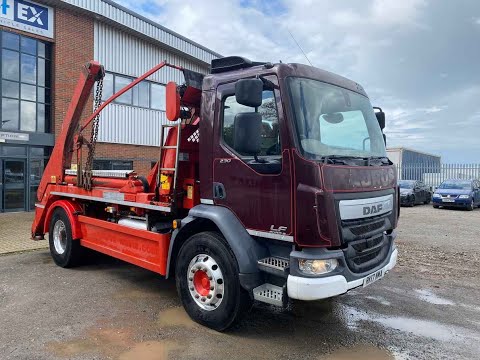 DAF LF230 *EURO 6* 18 TONNE SKIP LOADER 2017 - RK17 NMA