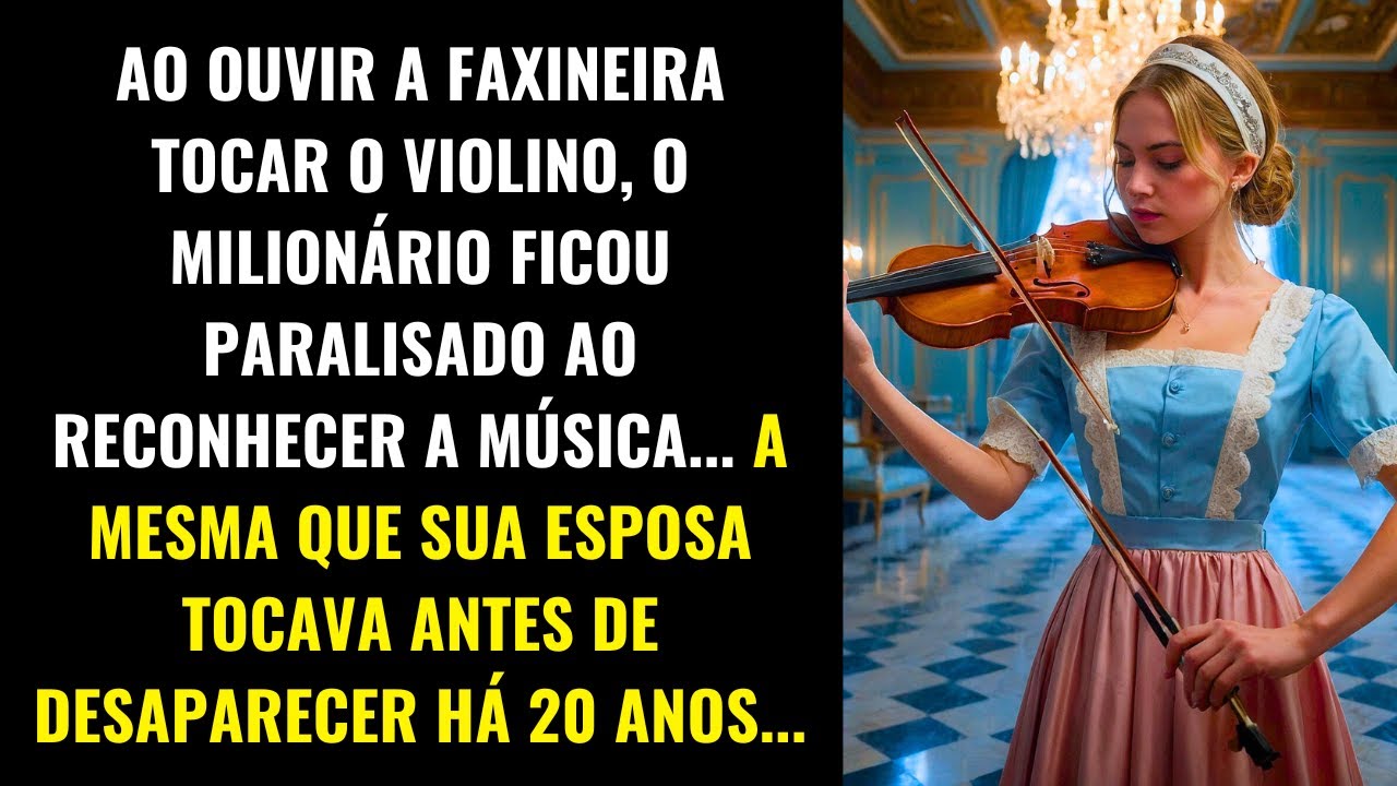 AO OUVIR A FAXINEIRA TOCAR, O MILIONÁRIO RECONHECEU A MÚSICA DE SUA ESPOSA DESAPARECIDA...
