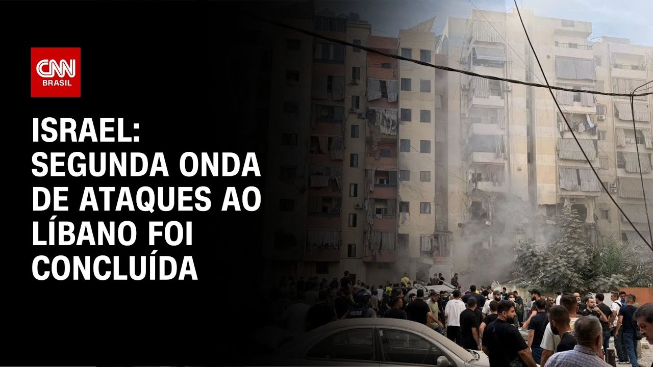 Israel: segunda onda de ataques ao Líbano foi concluída | CNN NOVO DIA