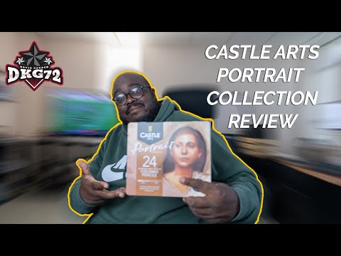 Testing out the Castle Arts Portrait Collection Premium Soft Touch Colored Pencils