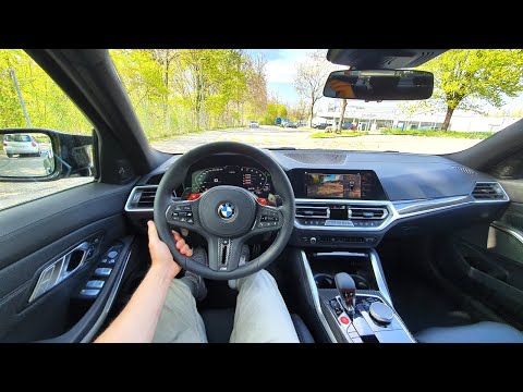 New BMW 3 Series M3 Competition xDrive 2023 Test Drive POV | 4K