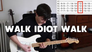 WALK IDIOT WALK (The Hives) Guitar Tutorial + Tab @CSound