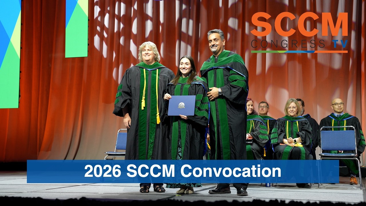 2026 SCCM Convocation: Welcoming New Fellows & Masters to the Society