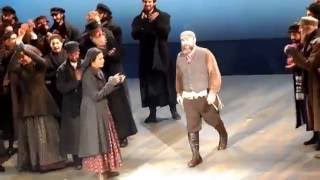 Curtain Call in Fiddler On The Roof with Danny Burstein and Jessica Hecht 07.16.16