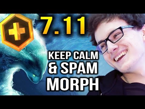 Miracle Dota 7.11 Morphling vs MagE Invoker - Keep Calm and Spam Morph