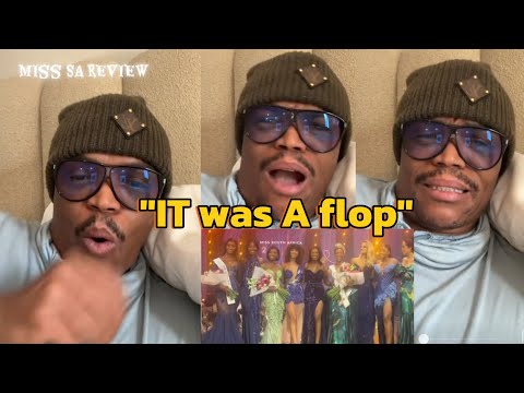 Somizi Rate Miss South African 2025 as A flop 