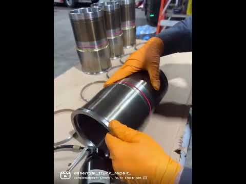 Cummins overhaul liners installation