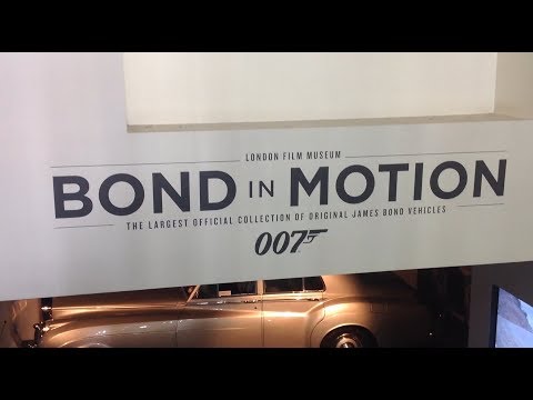 Visit to Bond in Motion at London Film museum