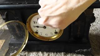 ANTIQUE 100 YEAR OLD SESSIONS MANTEL CLOCK BRANDON