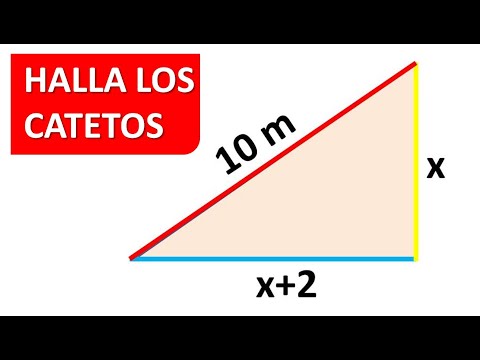 HALLAR LOS DOS CATETOS CONOCIENDO LA HIPOTENUSA