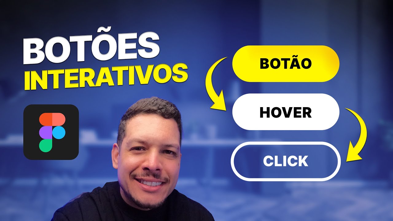 Como Criar BOTÃO COM HOVER no FIGMA
