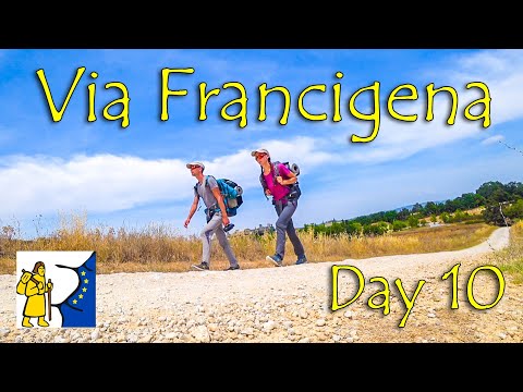 Safe trail ends. Dangerous part starts. | Day 10 of Via Francigena from Monteriggioni to Siena