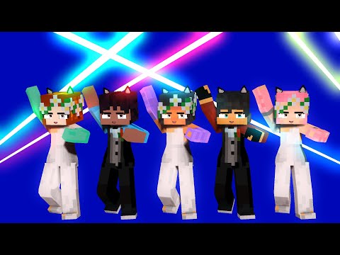 ME TOO WEDDING COUPLE CAPTURED LOVE MEME | KIM,PIERCE,APHMAU,AARON,KC - MINECRAFT ANIMATION #shorts