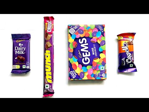Dairymilk vs Munch vs Gems vs Crispello