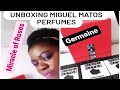 MIGUEL MATOS PERFUMES UNBOXING FADO JASMINE MIRACLE OF ROSES GERMAINE SILVER STONE DORAPHILIA