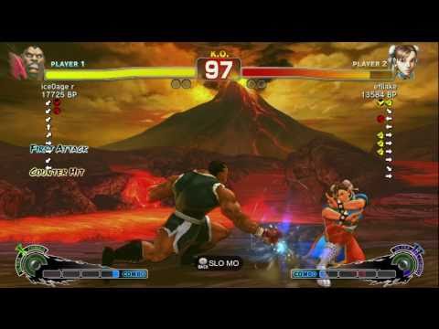 Uryo [Chun] vs - R - [Balrog] SSF4 Japanese Online Ranked Matches - TRUE-HD
