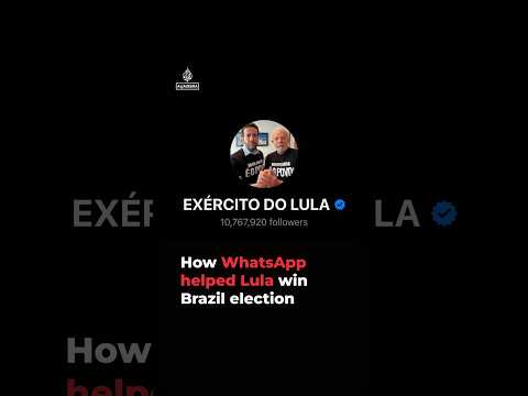 How a WhatsApp channel helped Lula win Brazil’s election | #AJ shorts