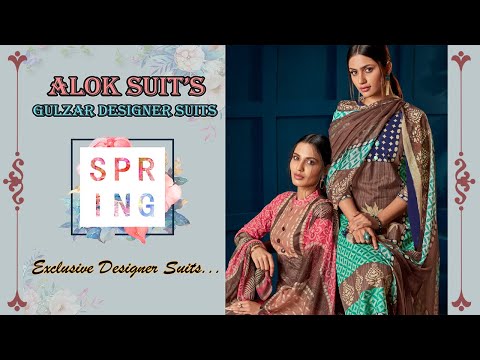 GULZAR Designer Suits || Alok Suit || Salwar Kamzeez || Salwar Suit Designs