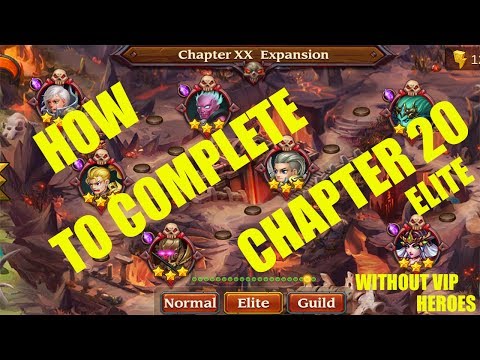 Heroes Charge : Chapter 20 Elite : Full Walkthrough NO VIP Heroes