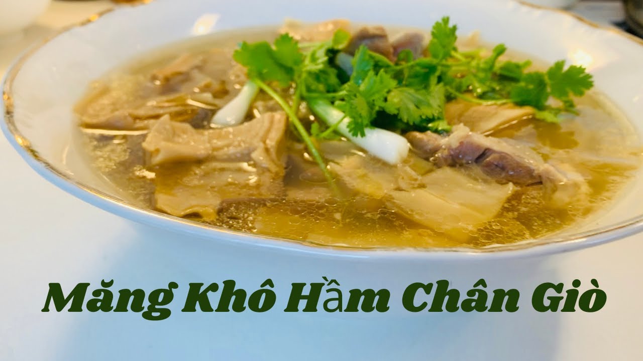 Măng Khô Nấu Xương