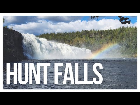 Saskatchewan's Largest Waterfall! | Fly-in trip to Hunt Falls (Lefty's Falls) + Catching Grayling